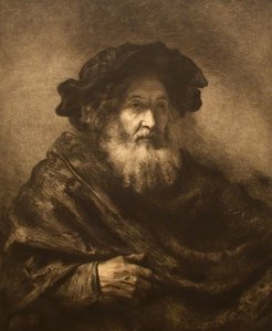 Sans titre : Vieil homme à la Rembrandt - Waltner
