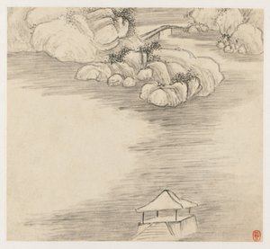 Album de Paysages : Feuille 3 - Wang Gai
