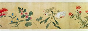 Un détail de fleurs d
