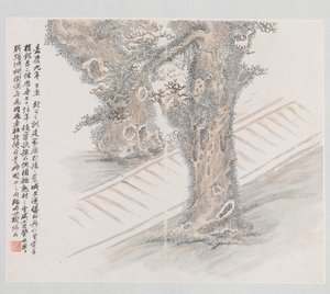 Dix sites associés à Ruan Yuan, daté 1883 - Wang Jun