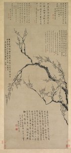 Fleurs de prunier, 1747 - Wang Shishen