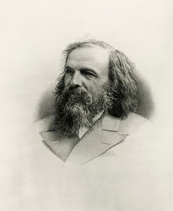 Portrait de Dmitri Ivanovich Mendeleev - Warwick (after) Brookes
