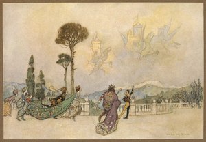 Les Châteaux dans les airs, du Dragon - Warwick Goble