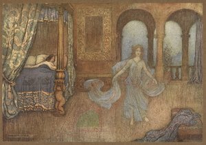 La Fée apparaissant au Prince, du Myrte - Warwick Goble