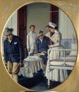 Dans un hôpital militaire