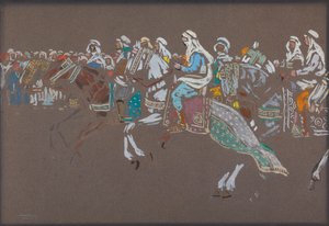 Cavalerie arabe - Wassily Kandinsky