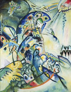 Peigne bleu, 1917 - Wassily Kandinsky