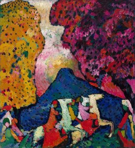 La montagne bleue - Wassily Kandinsky