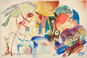 Esquisse pour "Tous les Saints II (Composition avec saints)"