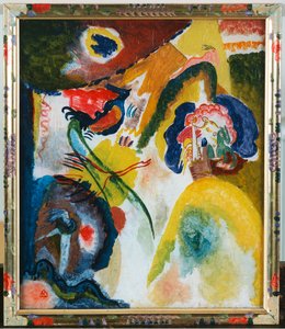 Vitrail avec cygne - Wassily Kandinsky