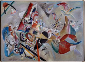 Dans le gris. Peinture de Vassily Kandinsky