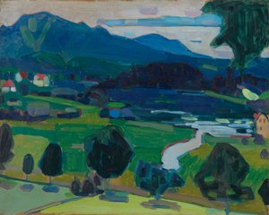 Murnau – Vue sur le Staffelsee - Wassily Kandinsky
