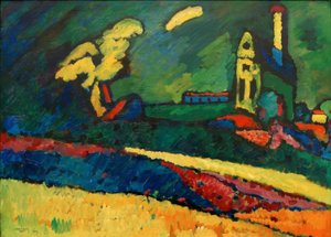 Murnau – Paysage avec église I - Wassily Kandinsky