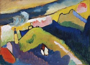Murnau, paysage de montagne avec l