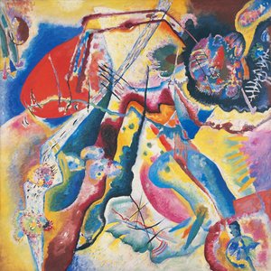 Peinture avec tache rouge - Wassily Kandinsky