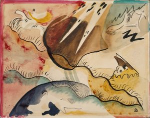 Paysage de Pluie - Wassily Kandinsky