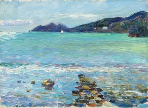 Rapallo, vue sur Portofino. Vers 1906