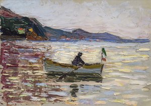 Rapallo. Bateau sur la mer, 1906 - Wassily Kandinsky