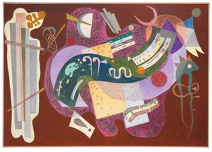 Rigide et courbé - Wassily Kandinsky