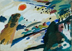 Paysage romantique - Wassily Kandinsky