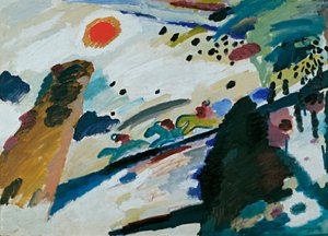 Paysage romantique - Wassily Kandinsky