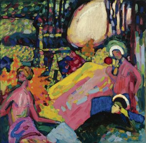 "Son blanc" Peinture de Vassily Kandinsky - Wassily Kandinsky