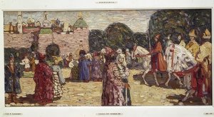 Dimanche (Vieille Russie). 1904 - Wassily Kandinsky