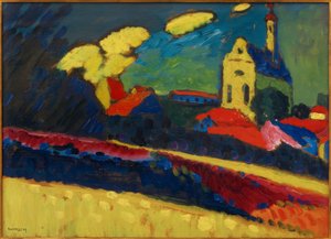 Étude pour Murnau – Paysage avec église I - Wassily Kandinsky