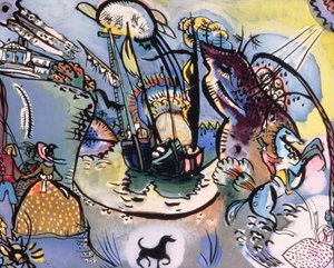 Le Port, 1916 - Wassily Kandinsky