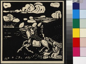 Les Chevaliers - Wassily Kandinsky