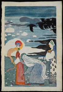 Les corbeaux - Wassily Kandinsky