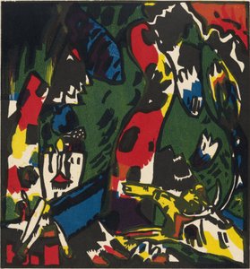 Un archer - Wassily Kandinsky