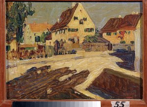 Une rue sous la lumière du soleil - Wassily Kandinsky