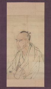 Esquisse pour le portrait de Tachihara Suiken, 19ème siècle - Watanabe Kazan