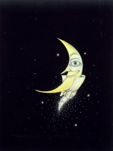 Night Out (crayon et crayon de couleur sur papier) - Wayne Anderson