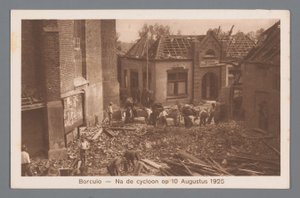Borculo -- Après le cyclone du 10 août 1925