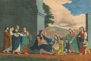 Laissez venir à moi les petits enfants, 19ème siècle - Weenix