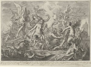 Allégorie sur la Paix de Westphalie, 1648