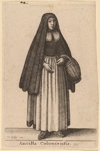 Ancilla Coloniensis - Wenceslaus Hollar