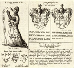 Flèche (vitrail). État 2 - Wenceslaus Hollar