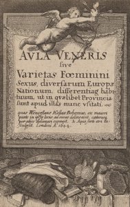 Aula Veneris: Page de titre, 1644 - Wenceslaus Hollar
