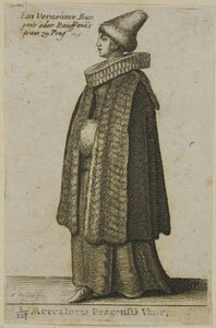 Femme bohémienne de bonne qualité - Wenceslaus Hollar