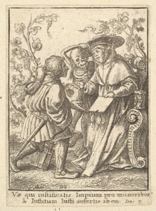 Cardinal, de la Danse Macabre - Wenceslaus Hollar