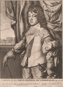 Charles II. D.G: Roi de Grande-Bretagne, France et Irlande etc. - Wenceslaus Hollar