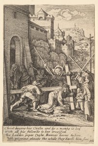Portant la croix - Wenceslaus Hollar