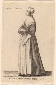 Civis Londinensis Filia - Wenceslaus Hollar