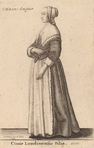 Civis Londinensis Filia, 1643 - Wenceslaus Hollar