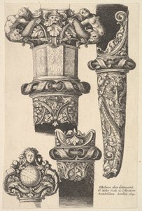 Poignards et fourreaux, 1625-77 - Wenceslaus Hollar