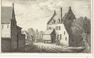Rue de village à Hemsen près de Malines (Vues des villes européennes)
