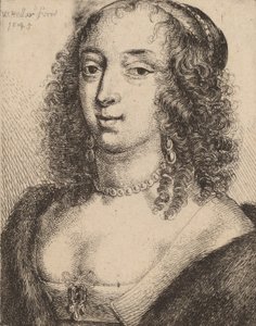 Duchesse de Lennox, 1645 - Wenceslaus Hollar